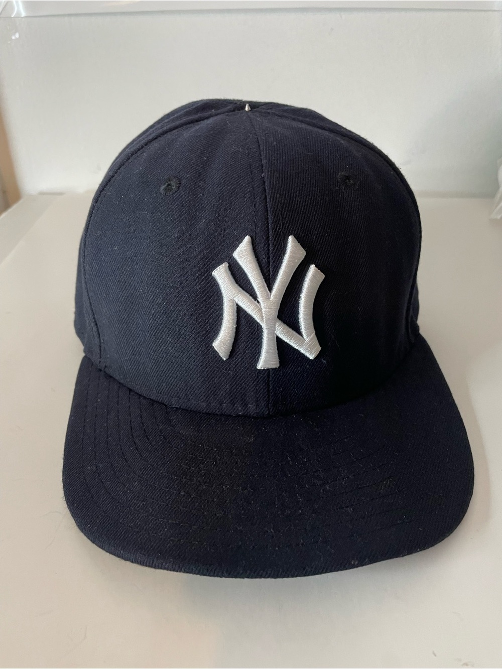 New Era black Hat with White NY Logo